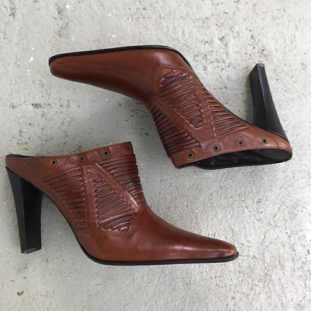 Via Spiga Pointy Toe Mules